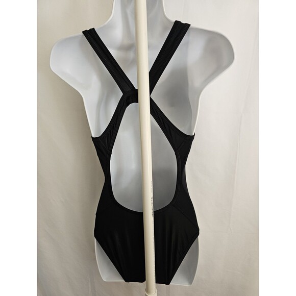 Nike Swimsuit Women's Black One Piece Bathing Suit Size 6 - Picture 3 of 8